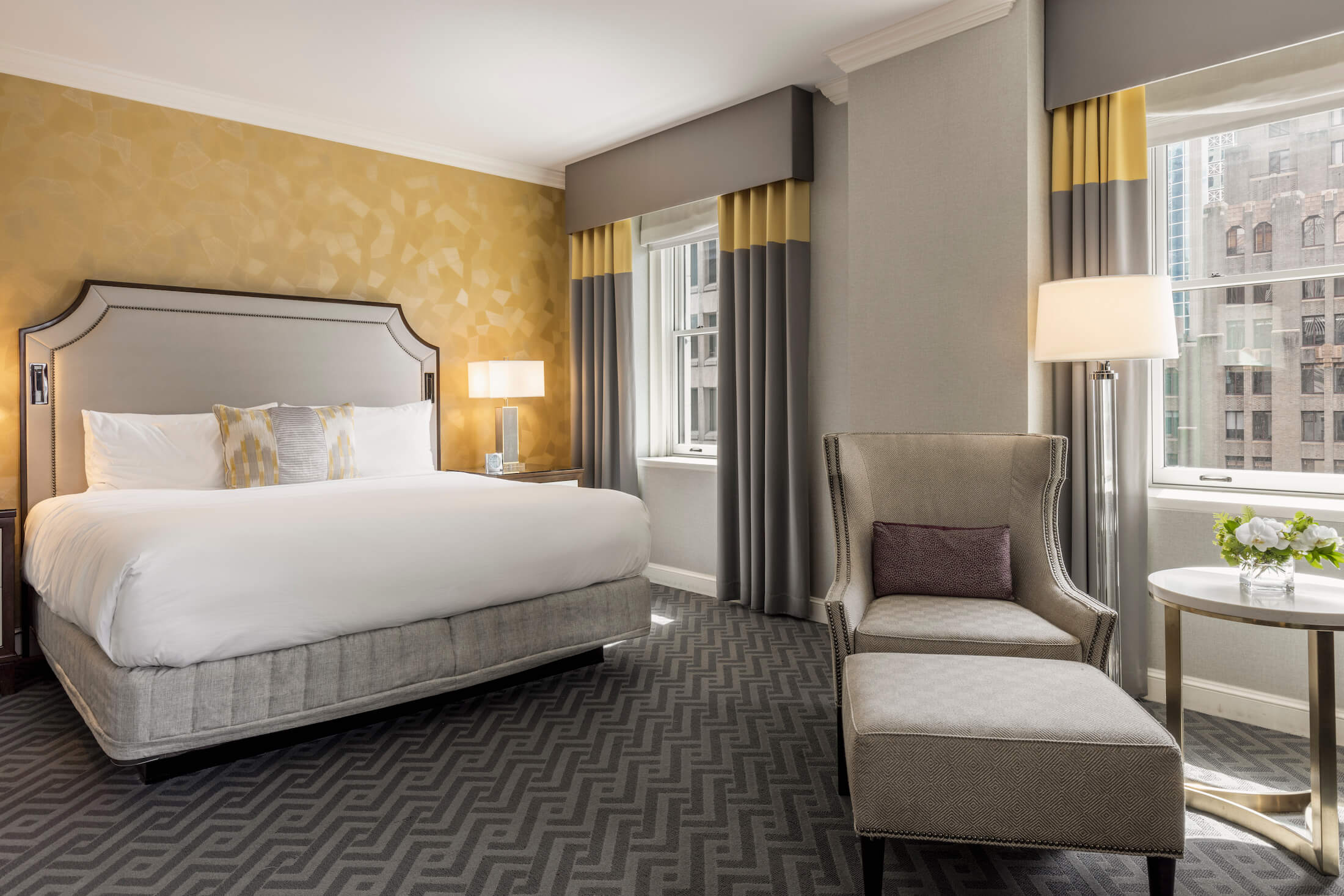 Signature Corner Room 1 King - Fairmont Olympic Hotel