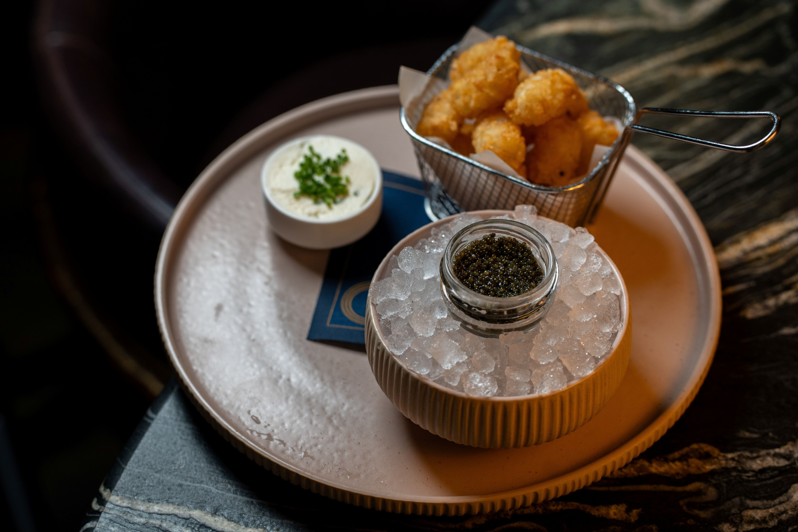 tots and caviar