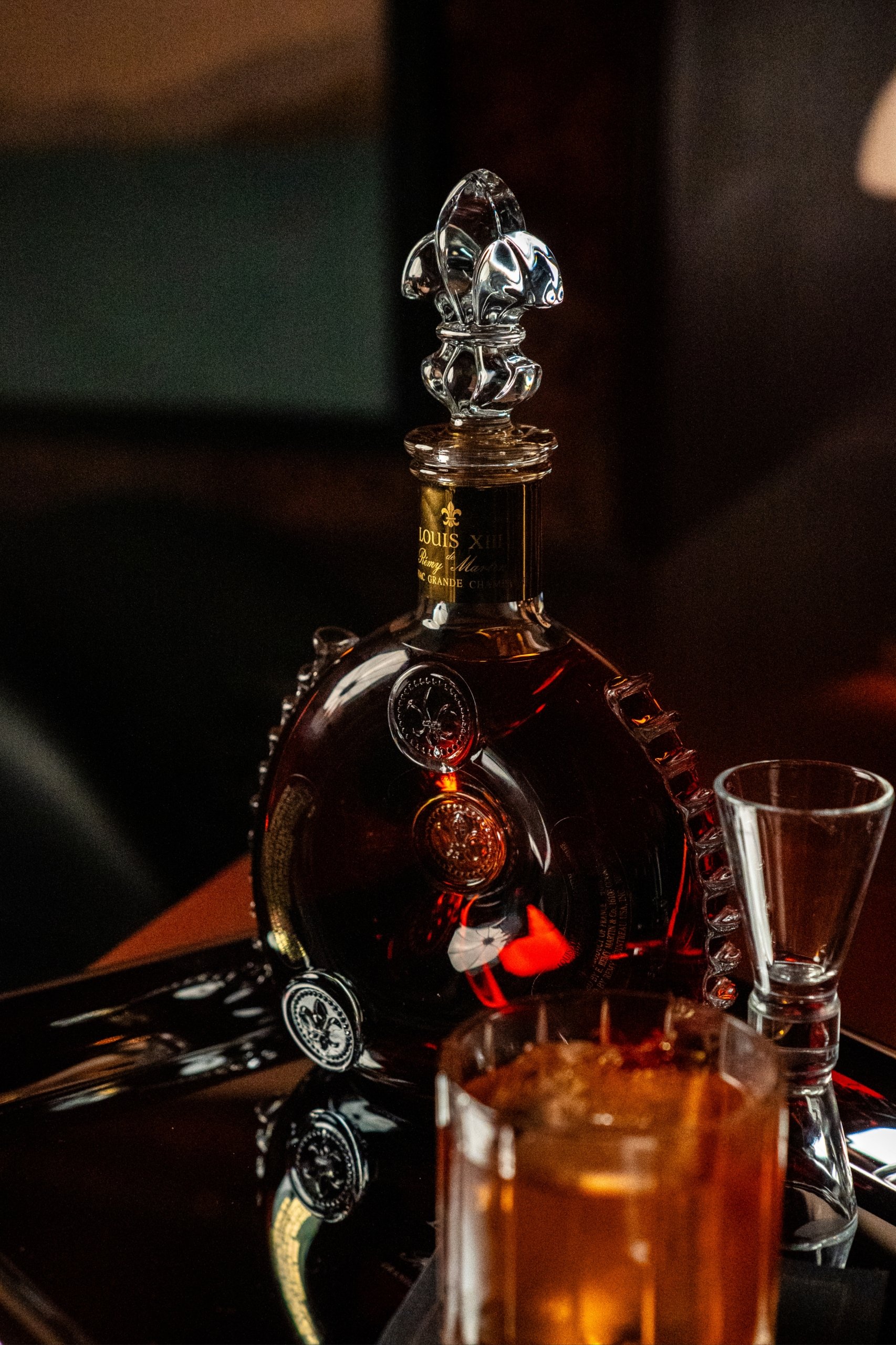 Remy Martin bottle and cocktail