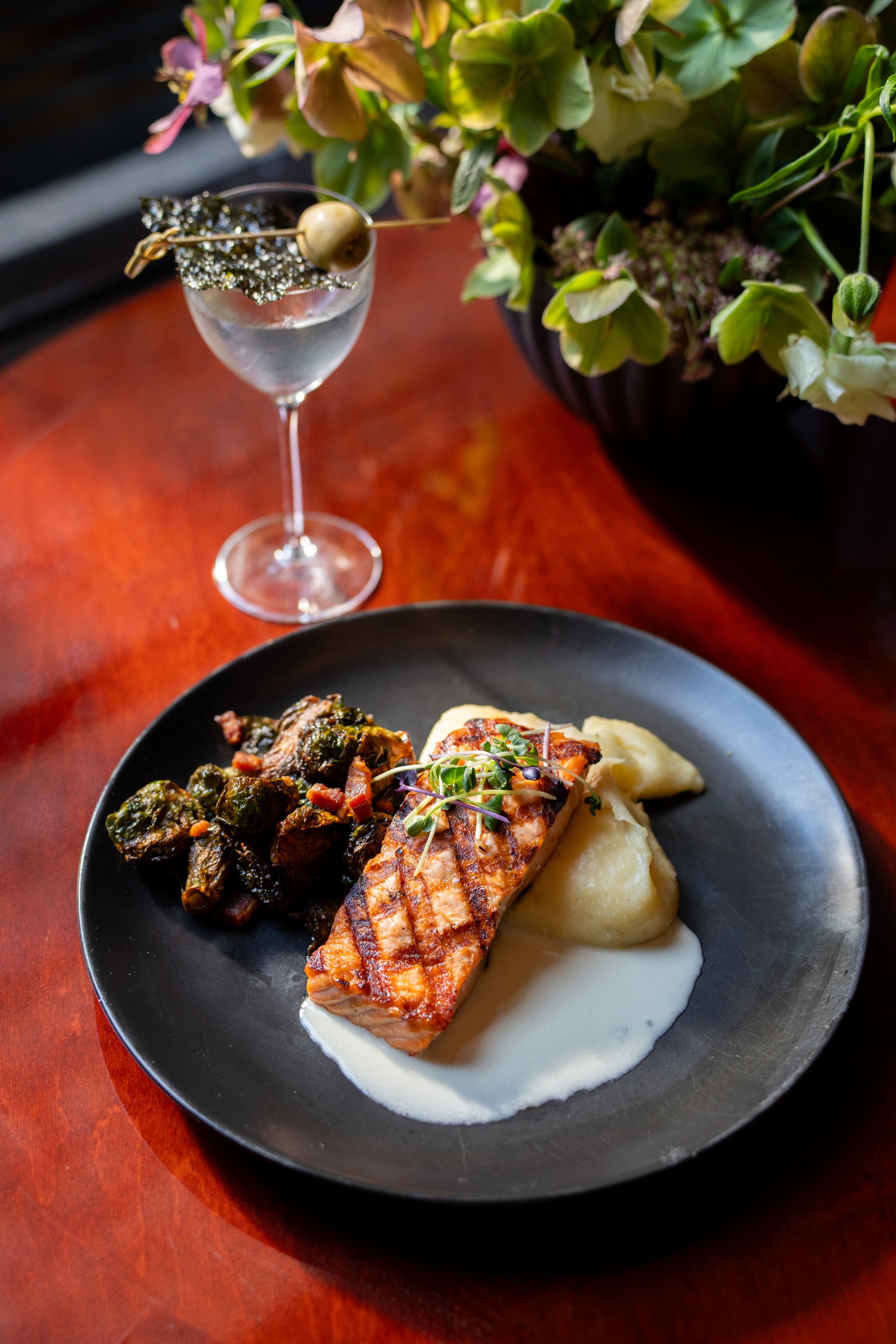 salmon dinner